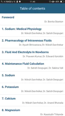 I.V. Fluids android App screenshot 1